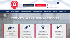 Desktop Screenshot of ackerman-plumbing.com